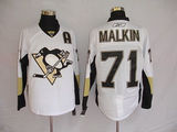 NHL男子冰球服 Pittsburgh Penguins企鹅队71号malkin白色正常版A