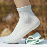 纯色儿童袜子 薄款网眼袜 男女孩子夏季防臭型纯棉袜子 童袜