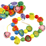 水果串珠 1-2-3-4岁半益智能玩具 男女孩子18个月宝宝儿童节礼物