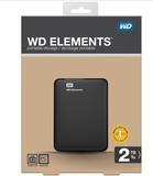 西部数据 新元素 2.5英寸 USB3.0 移动硬盘 2TB（WDBU6Y0020BBK）