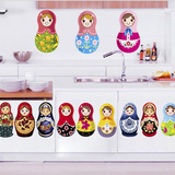 娃娃墙贴饰儿童房间卡通衣柜门贴画冰箱贴纸创意幼儿园墙面装饰画