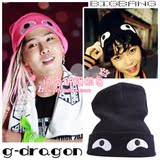 BIGBANG G-DRAGON 权志龙GD同款帽子 眼睛 可爱卖萌 针织帽毛线帽