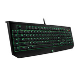 包邮 雷蛇 黑寡妇蜘蛛终极版青轴绿光机械键盘 游戏键盘2404