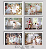 芭蕾艺术[DP2191]装饰画有框画咖啡厅挂画舞蹈教室舞蹈房海报琴房