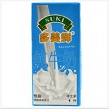 多美鲜低脂牛奶（进口食品 盒装 1L) 江浙沪12盒包邮