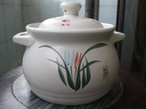 正品康舒砂锅耐高温陶瓷炖锅炊具汤粥煲15号白色1.6升