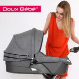 英国Doux Bebe婴儿推车 婴儿车 配件Carrycot 睡蓝 stokke