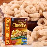 新货美国进口宝宝早餐零食晶磨Cheerios蜂蜜燕麦圈麦片1.45kg即食
