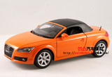 威利 1:18 奥迪TT跑车 软顶 AUDI TT 合金 汽车模型 橘色模型