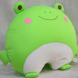 可爱青蛙纳米泡沫粒子抱枕玩具 软体沙发座椅腰枕靠枕 生日礼物