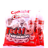【天猫超市】菲律宾进口零食 可尼斯巧克力泰迪棉花软糖果70g/袋