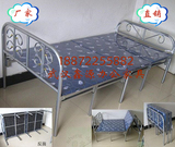 武汉折叠床办公室午休床单人四折叠加固双人折叠床1米1.2米铁床