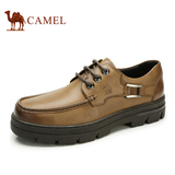 camel骆驼男鞋爸爸鞋商务休闲鞋低帮办公室男皮鞋真皮鞋