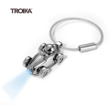 德国Troika 高档钥匙扣男 金属发光汽车挂件 送女友创意生日礼物