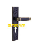 贝尔维帝铜锁中式古典门锁/经典仿古黑锁/通道锁ER19-70-US5B