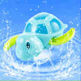 玩具 宝宝洗澡戏水酷游小乌龟 小鱼发条小动物 卡通上链戏水
