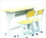 上海学生桌课桌 学校桌教学桌 教室桌学校课桌椅厂直销 2人位课桌