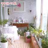 韩国砖块防水PVC自粘墙纸 砖纹客厅卧室浴室卫生间厨房壁纸贴纸