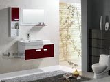 6002新款PVC板浴室柜组合卫生间挂墙式简约现代洗面洗脸盆台面柜
