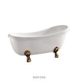 促销SUNCOO尚高卫浴 独立式 1.58米 古典贵妃浴缸 SY120