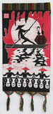 贵州少数民族手工艺品 ∮夜郎湖上捕鱼忙 苗族蜡染信插/壁挂/画∮
