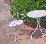 欧式宜家铁艺桌休闲桌子三件套 桌椅组合套装户外阳台椅子特价