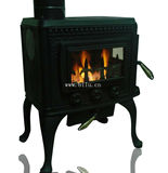 真火燃木取暖壁炉 全铸铁2012年新款 可烧水煮饭温咖啡取暖面积大