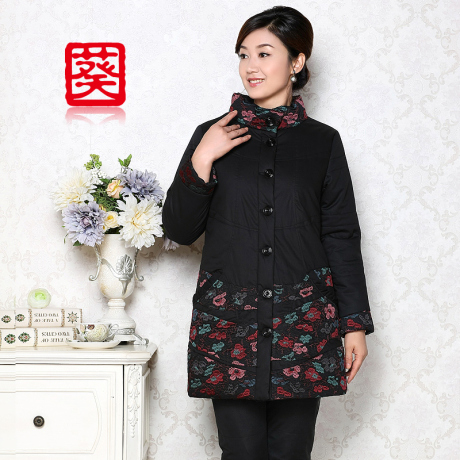 葵牌 中老年棉衣女装中长款棉袄 老年棉衣加厚