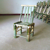 竹椅靠背椅 竹家具竹制品 手工竹编椅子 加固儿童椅 竹凳夏季促销