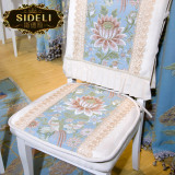 斯德莉欧式高贵餐椅垫坐垫椅背套装 椅子布艺坐垫座垫 四季坐垫套