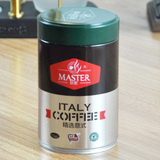 巨匠MASTER精选意式咖啡粉 250g*罐装 现磨纯黑咖啡粉 包邮
