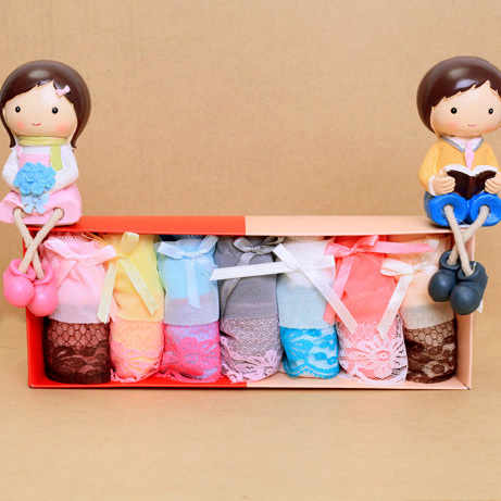 纯棉性感蕾丝边可爱<em>蝴蝶结</em>低腰女士<em>内裤少女</em>生