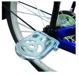 自行车电动车后轮座椅脚踏板 平面脚蹬板 脚踩板 可折叠 加厚钢板