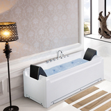 尚雷仕单人普通亚克力浴缸独立式小户型成人家用1.7欧式浴池浴盆