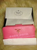 欧洲代购 Prada 1M1225 中长款对折钱包/皮夹 拉链