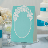 蒂芙尼蓝色桌卡席位卡宝宝满月生日结婚礼创意个性浪漫桌牌数字牌