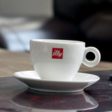 2套包邮 ILLY卡布奇诺加厚咖啡杯 意式浓缩咖啡杯 定制咖啡杯LOGO