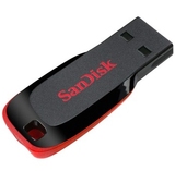 包邮闪迪SanDisk 酷刃（CZ50） 64GB U盘 黑红 正品行货授权