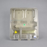 透明电表箱塑料电表箱单相电表箱2户室外防水防盗机械电表配电箱