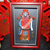 京剧人物 镜框脸谱 北京特色旅游纪念礼品 外事礼品五路财神