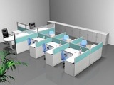 办公家具办公屏风隔断办公桌座位创意组合电脑桌子八人位特价时尚