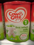 2罐直邮原装进口婴儿恩贝儿COWGATE 英国牛栏1段（0-6个月）奶粉