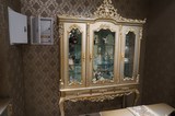 欧式宫廷纯实木手工雕花家具,法式贵族餐边柜,玻璃酒柜,上海包邮
