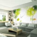 无缝大型壁画立体时尚浪漫抽象树3d电视客厅卧室背景装饰墙纸壁纸