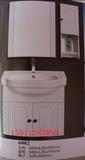 卫生间洗脸柜盆 pvc防水浴室柜 60cm浴室全白吊柜（小号柜子）