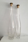 高档晶白料玻璃红酒洋酒瓶冰葡萄酒瓶，白酒瓶定做厂家直销375ML