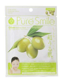 现货 日本正品韩国制pure smile补水保湿抗敏感橄榄精华面膜1枚入