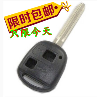 天津一汽老款威乐 霸道两键直板遥控器钥匙改装壳 替换外壳高清图片