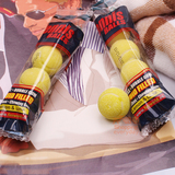 西班牙fini菲尼网球口香糖泡泡糖柠檬味西瓜4个装进口糖果零食品