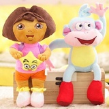 爱探险的朵拉布茨猴子捣蛋鬼毛绒玩具卡通抱枕玩偶宝宝生日礼物女